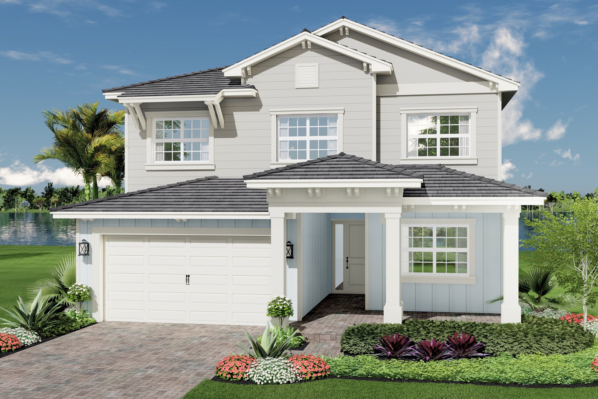 Laguna Plan Florida Real Estate GL Homes   Ar 483 Laguna Coastal 