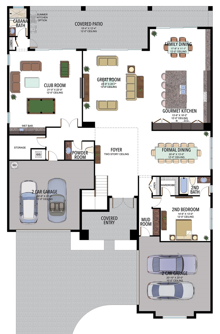 Riverside Contemporary Plan | Florida Real Estate - GL Homes