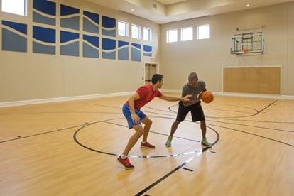 BR indoor sports men playing 3x2