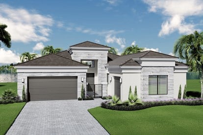 Caroline Grande Front Elevation