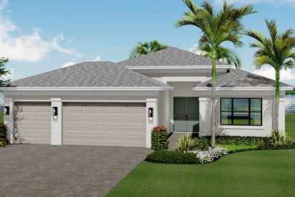 Bahama Front Elevation Rendering