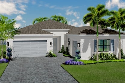 Barbados Front Elevation Rendering