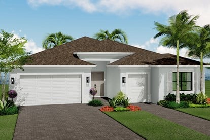 Belize Front Elevation Rendering