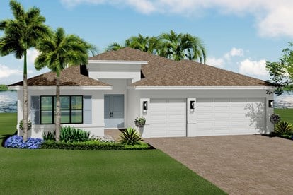 Nassau Front Elevation Rendering