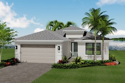 Antigua Front Elevation Rendering