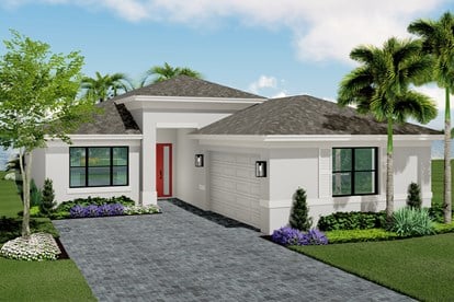 Dominica Front Elevation Rendering 