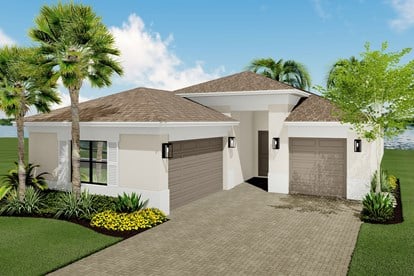 Grenada Front Elevation Rendering