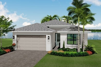 Andros Front Elevation Rendering