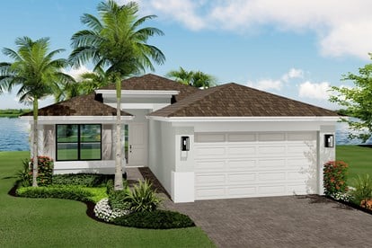 Bonaire Front Elevation Rendering