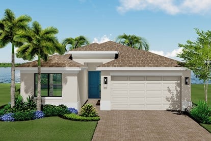 Eleuthera Front Elevation Rendering