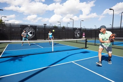 RL pickleball action